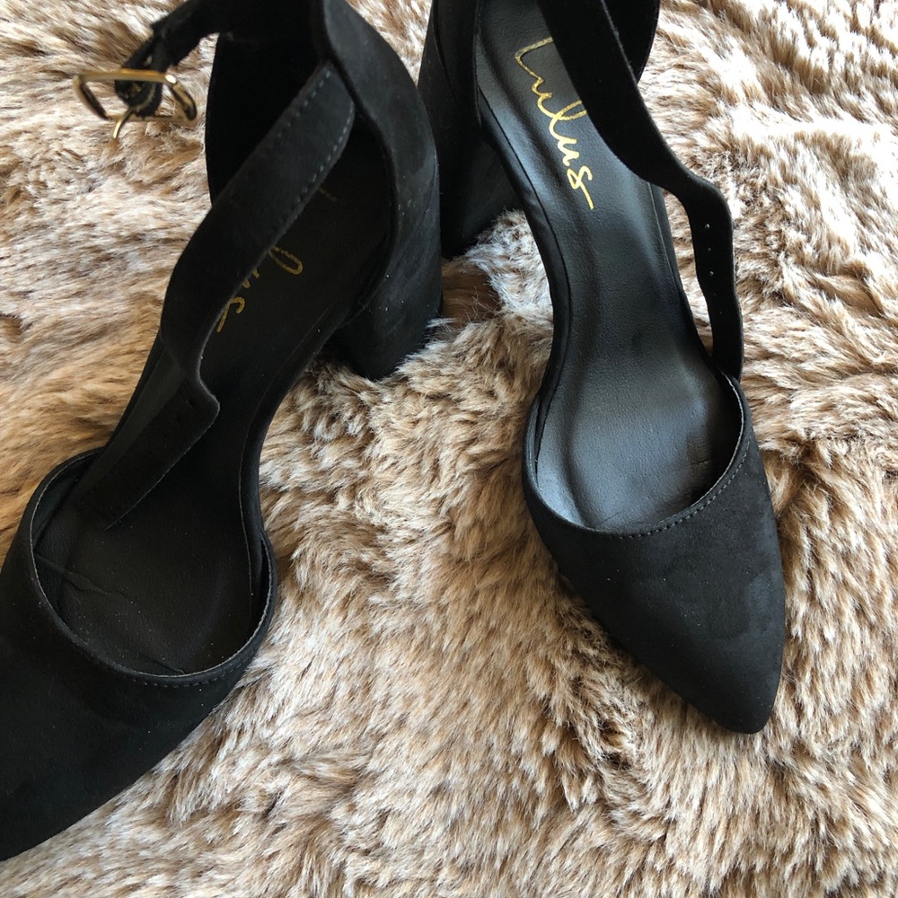 Block Heel Ankle Strap Heels